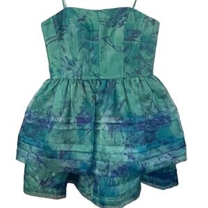 ADRIANNA PAPELL WOMENS SIZE 4P STRAPLESS PROM DRESS